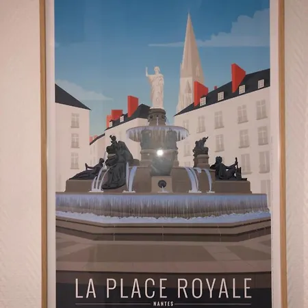Lägenhet Le Grand Royal, 2 De Charme, Place Royale Nantes